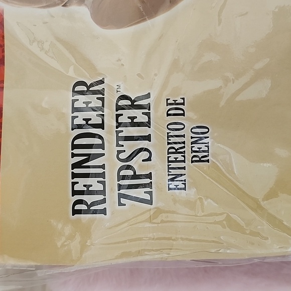 Reindeer Zipster Onesie Brown Halloween Christmas Parties Size Small/Medium - Picture 7 of 9